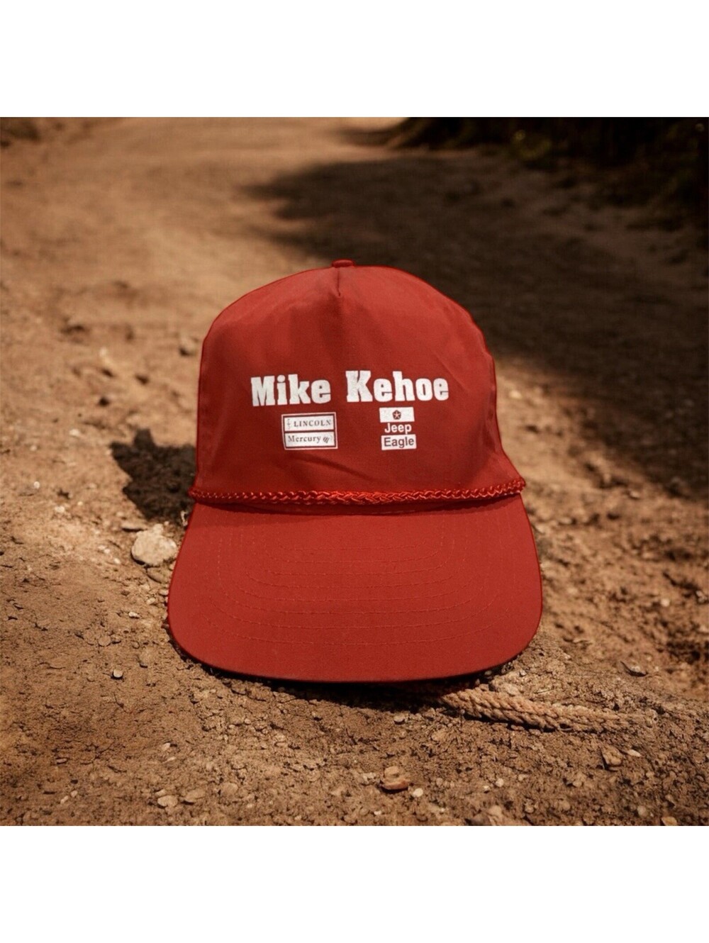 Mike Kehoe Jeep Lincoln Mercury Dodge Eagle Car Dealership Red Baseball Cap